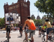 Ciclistes del BACC als carrers de Barcelona (Imatge:BACC) Font: 