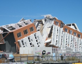 Edifici destruït després d