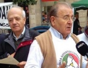 Diosdado Toledano en un acte de protesta. Font: Comissió promotora de la ILP per a la RGC Font: 