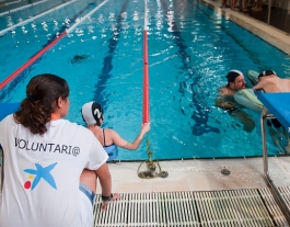 Voluntària en els Jocs Special Olympics 2012 Font: Special Olympics