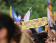 La Diada servirà també per reivindicar la llibertat de les persones preses, exiliades i represaliades Font: Viquipèdia