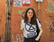 Bàrbara Nicolau, membre de Rebel·lió o Extinció. Font: Bàrbara Nicolau