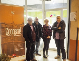 Membres de L'Eina i Sprintcoop que han participat en la creació d'aquesta cooperativa de segon grau Font: Malarassa