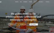 Pàgina de benvinguda de la plataforma Workeer. Font: Matthias Lüdecke