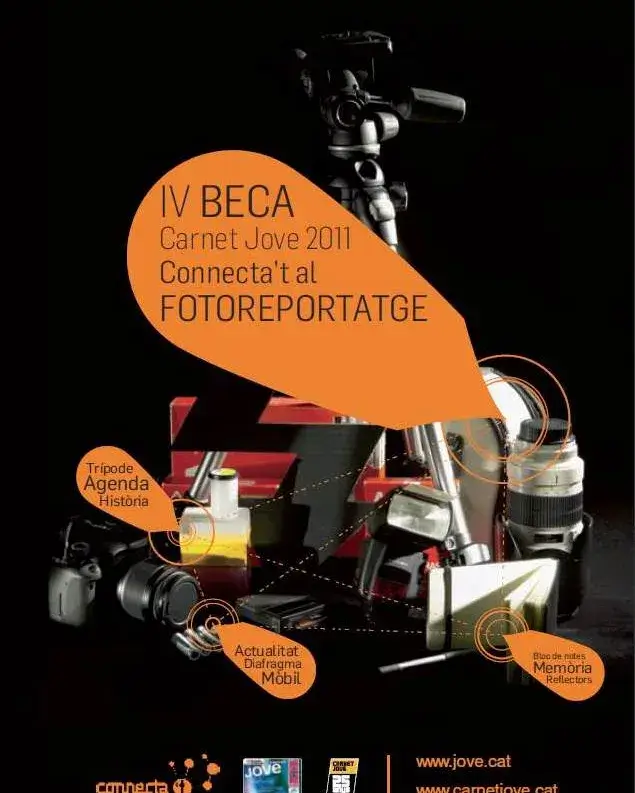 Cartell Beca Carnet Jove Connecta't al Fotoreportatge 2011 Cartell Beca Carnet Jove Connecta't al Fotoreportatge 2011