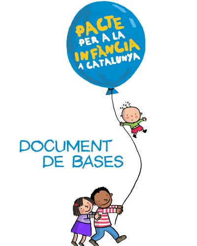 Portada del Document de Bases per al Pacte per a la infància a Catalunya