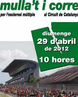 Cartell “Mulla’t i corre per l’esclerosi múltiple”