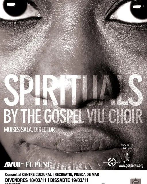 Cartell Spirituals by The Gospel Viu Choir. Edició 2011