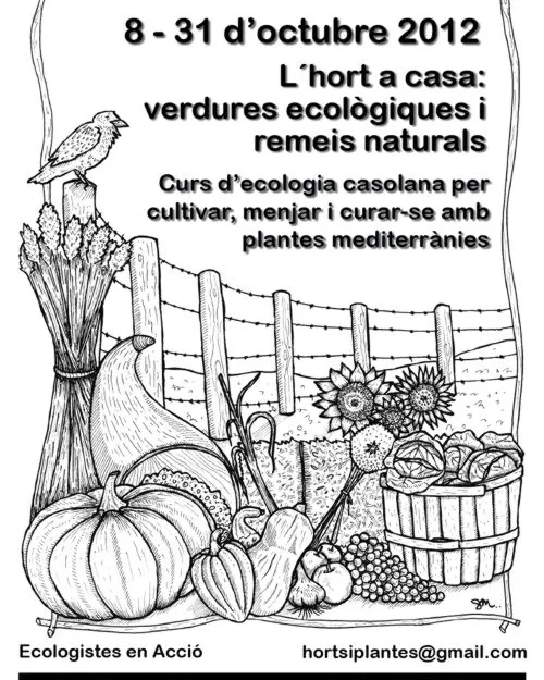 Cartell del curs L'Hort a casa