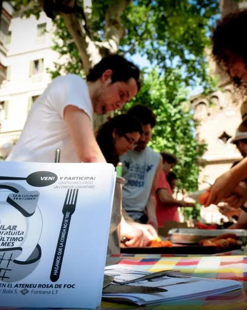 Dinar d'aprofitament a Gràcia (imatge:aprofitemelsaliments)