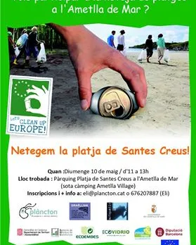 L'Ametlla de mar participarà a la jornada Let's Clean up Europe  