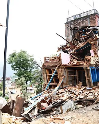 Terratrèmol al Nepal. Font: Wikipedia