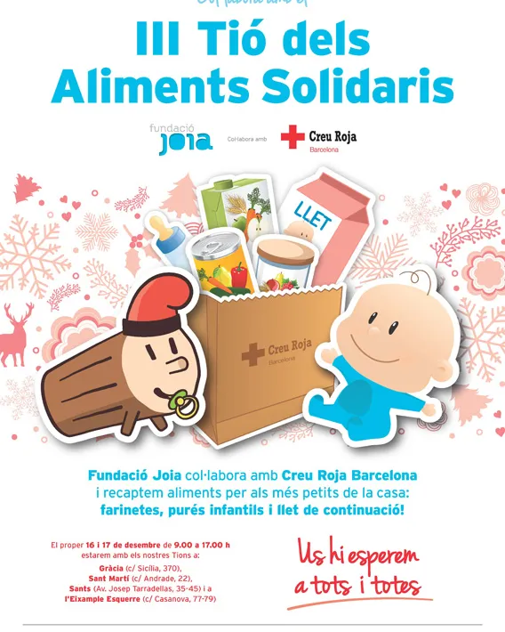 III Tió dels Aliments Solidaris