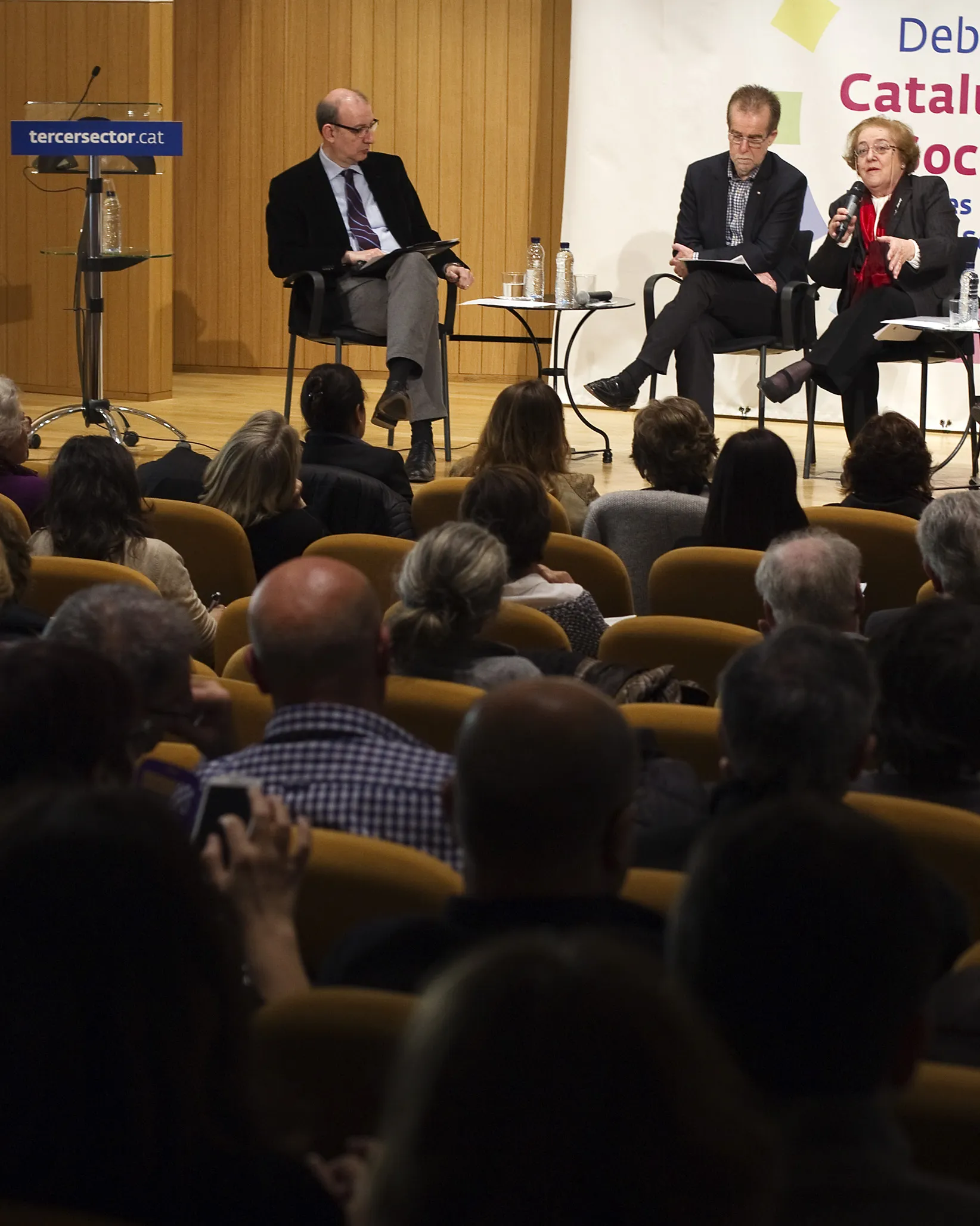 Imatge d'un altre debat del cicle Catalunya social. Font: tercersector.cat