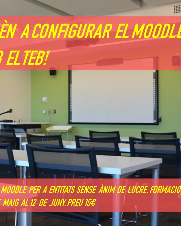 Curs de Moodle per a formadors