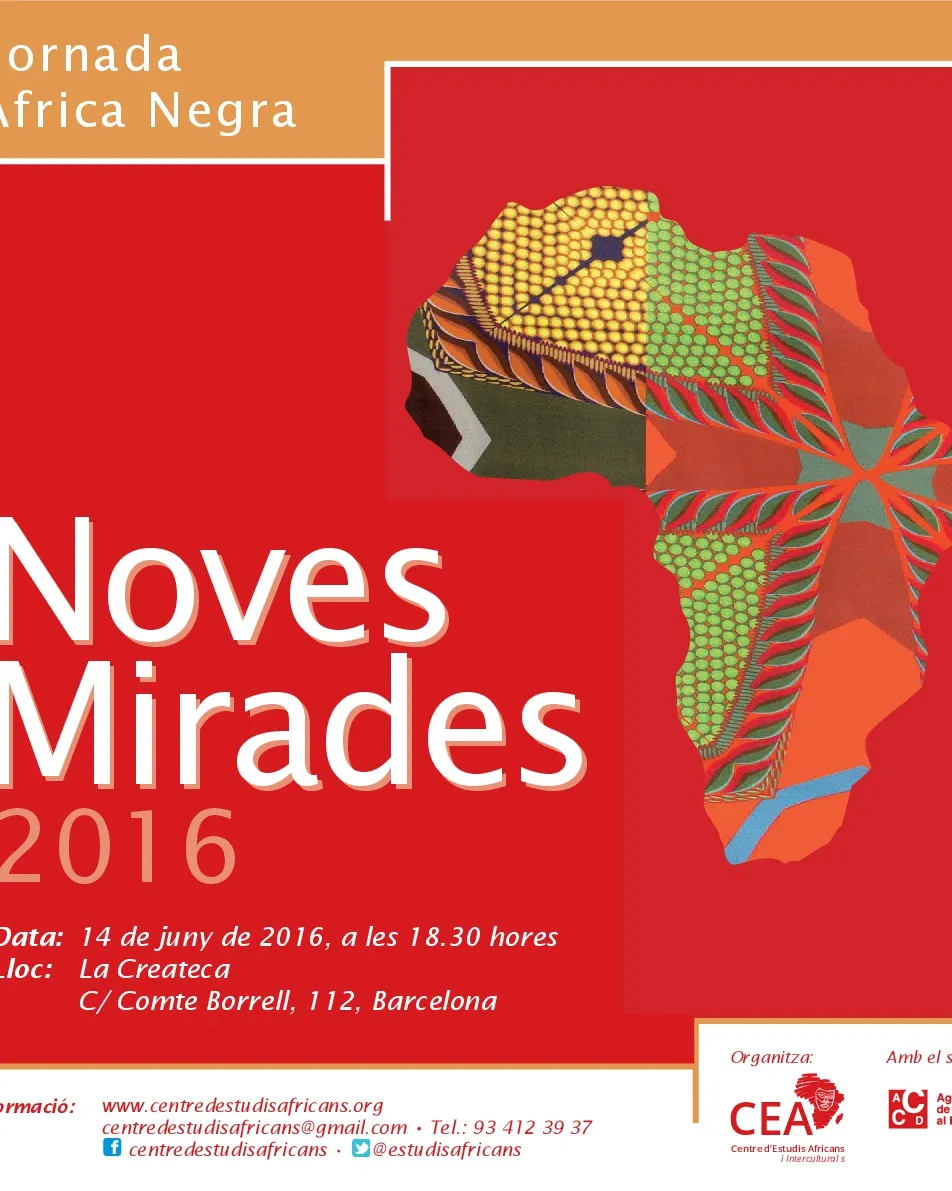 Jornada Àfrica Negra: Noves Mirades 2016