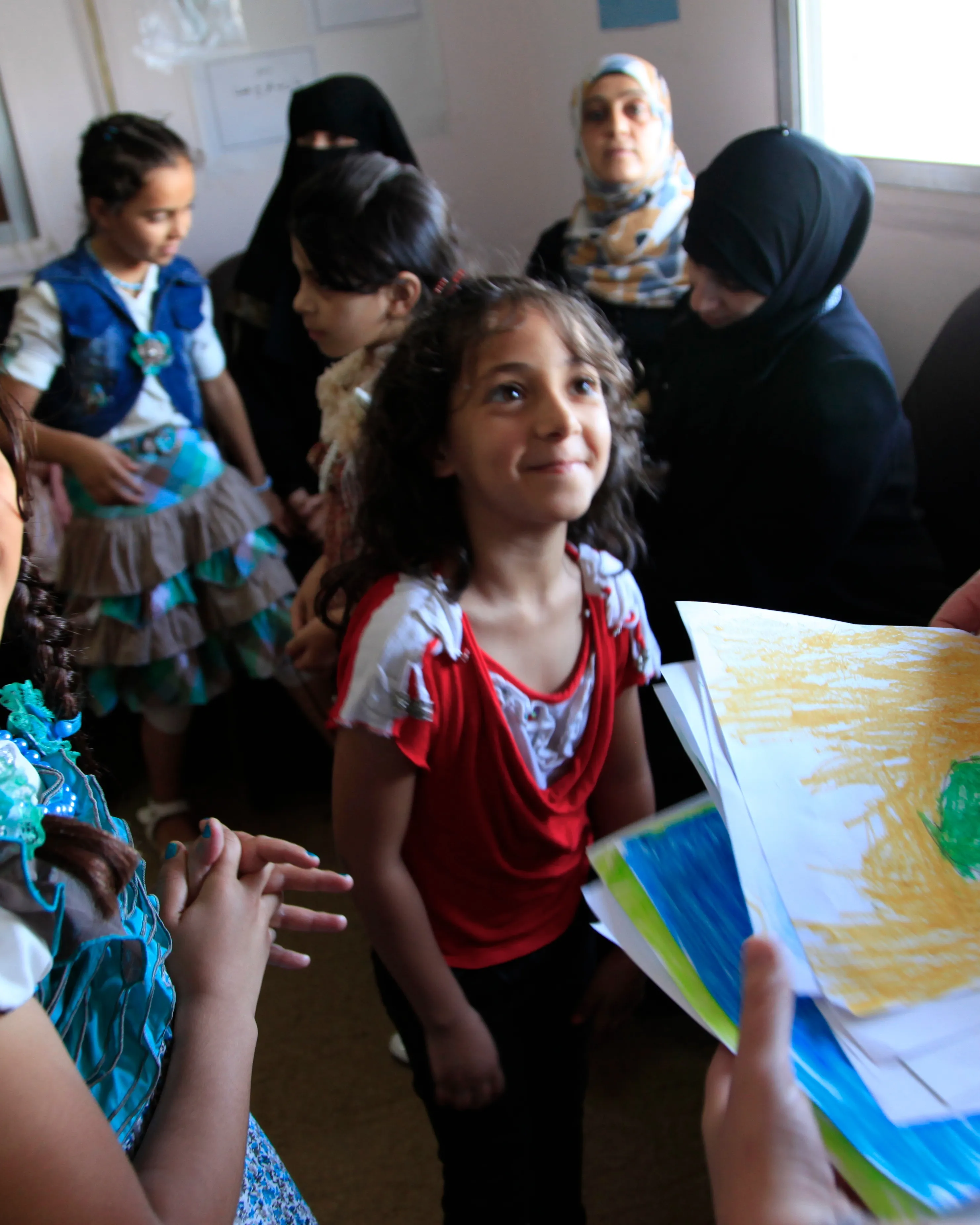 Família de refugiades Família de refugiades