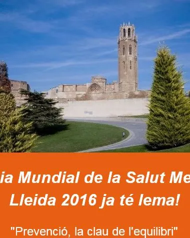 Dia Mundial de la Salut Mental a Lleida.