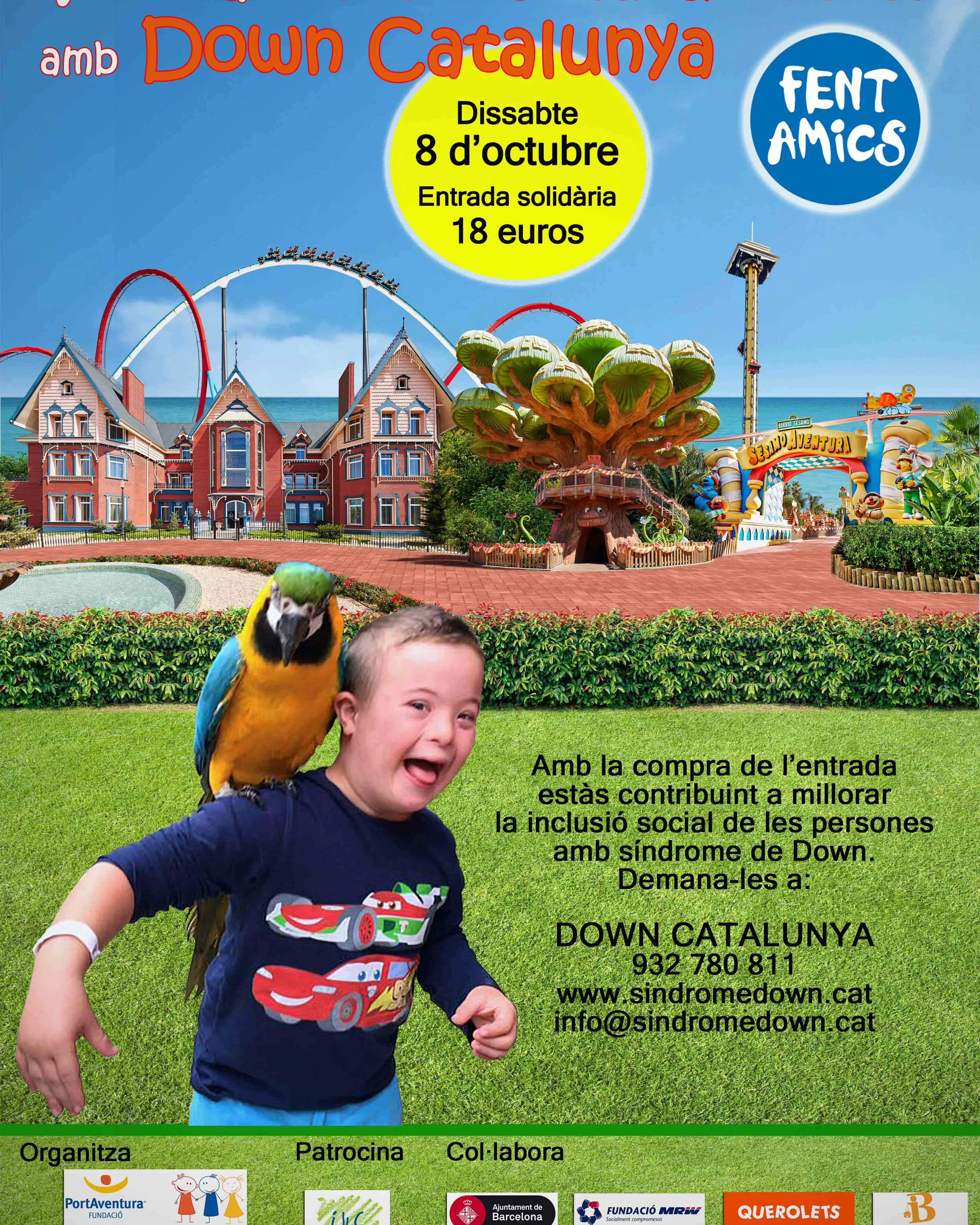 “Fent Amics amb Down Catalunya” arriba a PortAventura per 8è any consecutiu