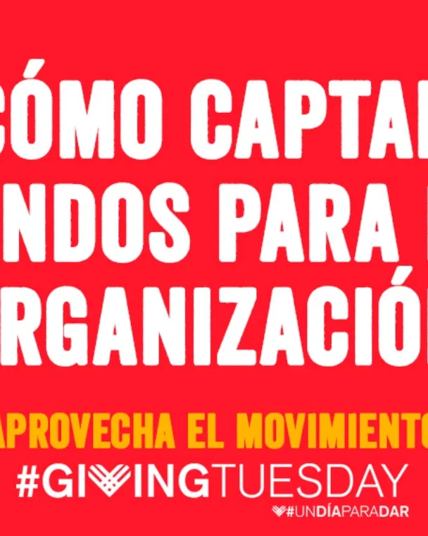 Cartell de la formació. Font: Giving Tuesday