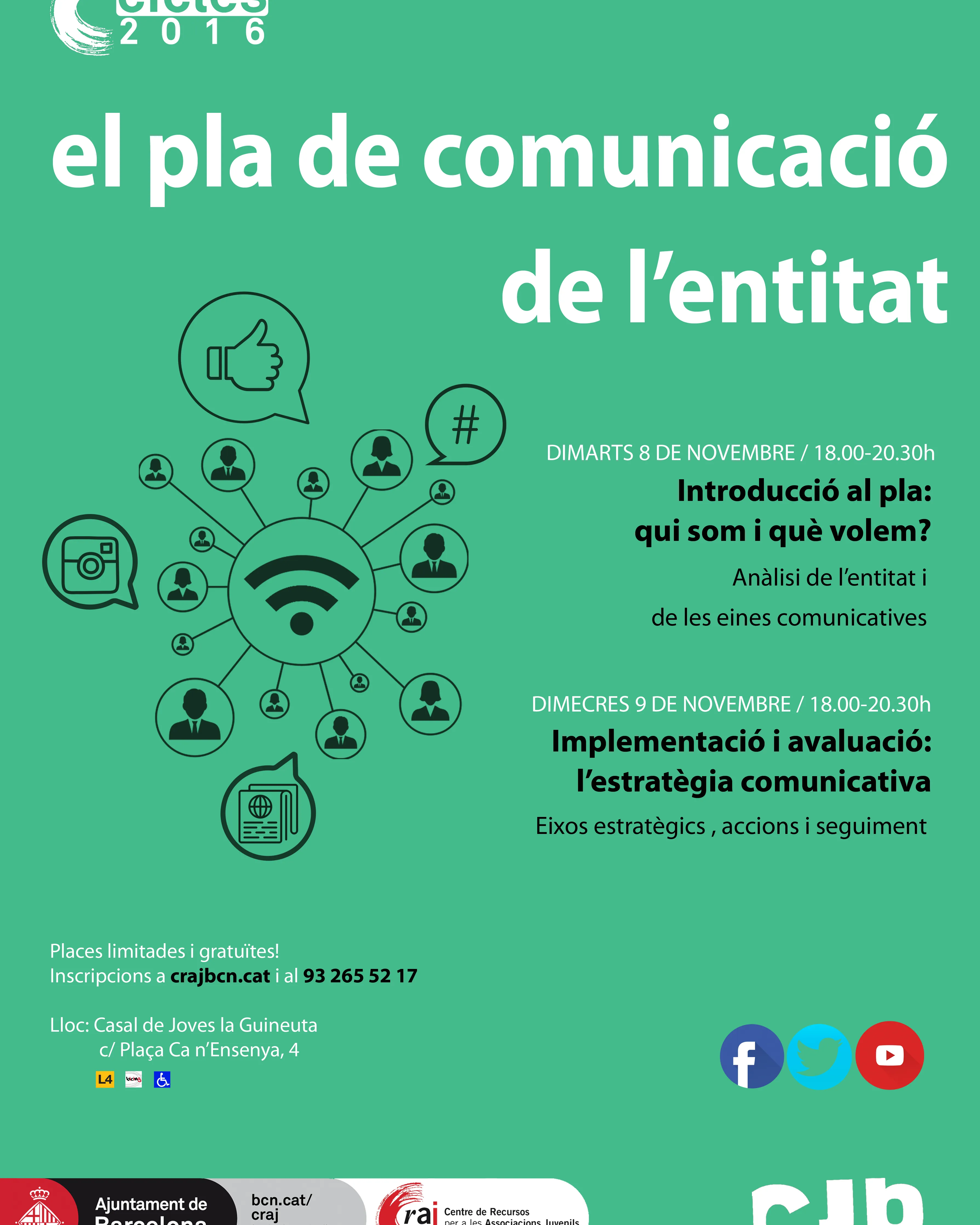 El pla de comunicació de l'entitat