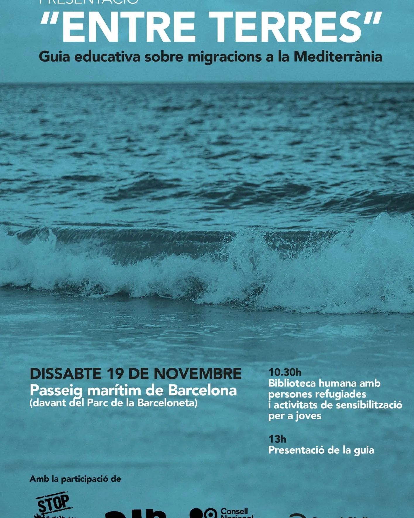 Cartell de la jornada de presentació de la guia "Entre Terres"