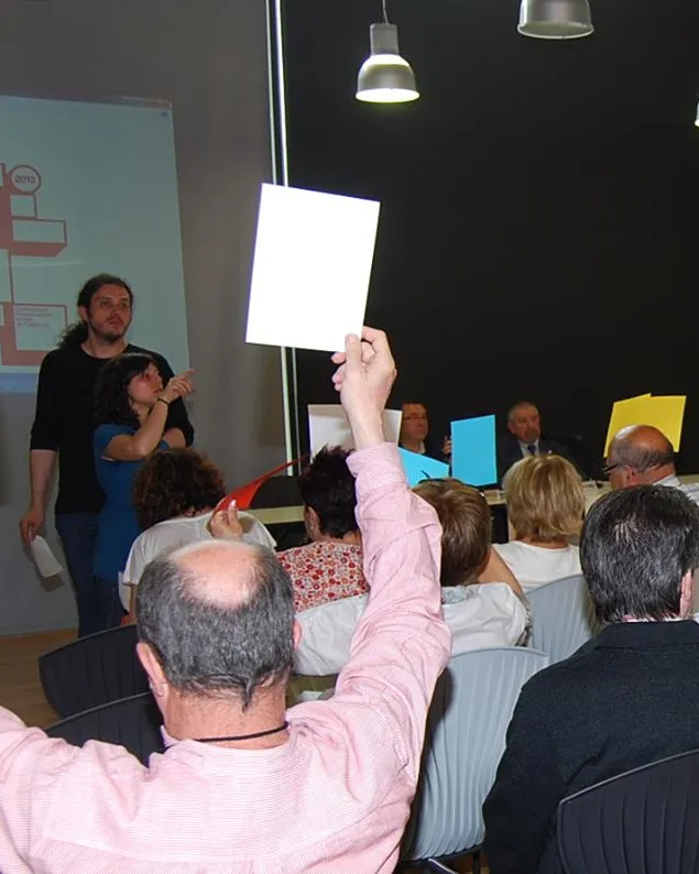 Assemblea de la CONFAVC. Font: Pàgina de Facebook de la CONFAVC