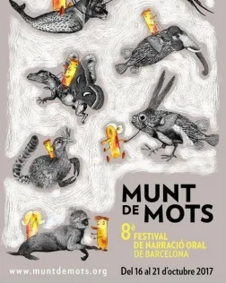 Cartell del VIII Festival de Narració Oral de Barcelona - Font: Munt de Mots
