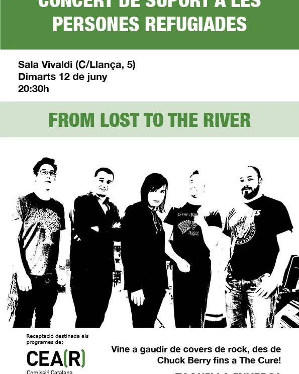 Concert de suport a les persones refugiades. Font: Comissió Catalana d'Ajuda al Refugiat