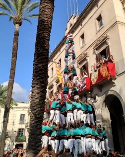  Actuació d'els Verds a la Diada Castellera de Vilanova el 28 de juliol