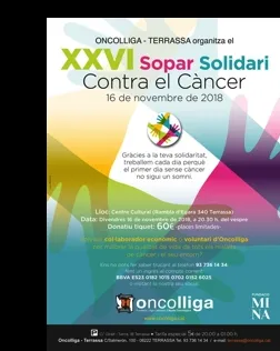 XXVI edició Sopar Solidari Contra el Càncer de Terrassa