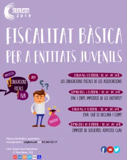 Cartell del cicle formatiu de fiscalitat
