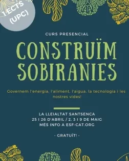 Enginyeria Sense Fronteres organitza un curs presencial per aprofundir sobre les sobiranies