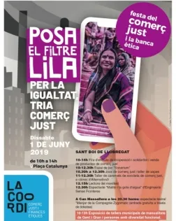 Jornada sobre comerç just i finances ètiques a Sant Boi de Llobregat.