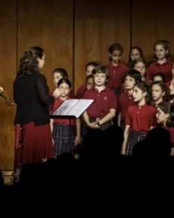 Cor infantil a la V edició del concert, l'any 2018. Font: Fundació Paliaclínic