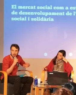 Jornada El Mercat Social al Tercer Sector Social de Catalunya. Font: Calidoscoop