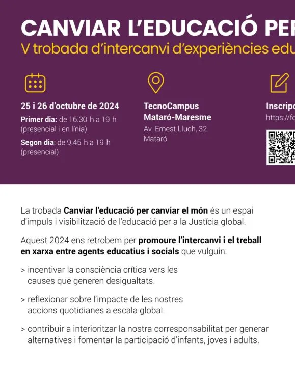 Canviar l'educació per canviar el món