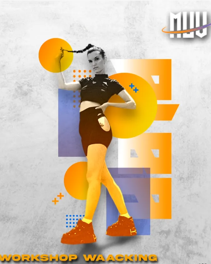 Cartell per Taller “MASTERCLASS WAACKING”