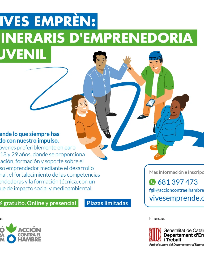Cartell informatiu Programa Emprenedoria Juvenil