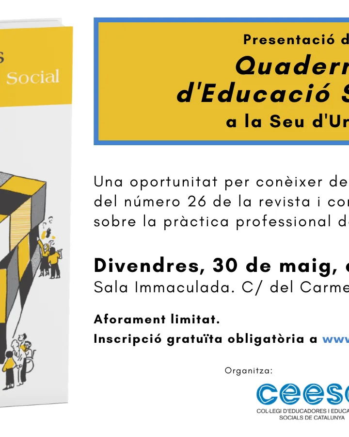 Presentació del Quaderns d'Educació Social a la Seu d'Urgell