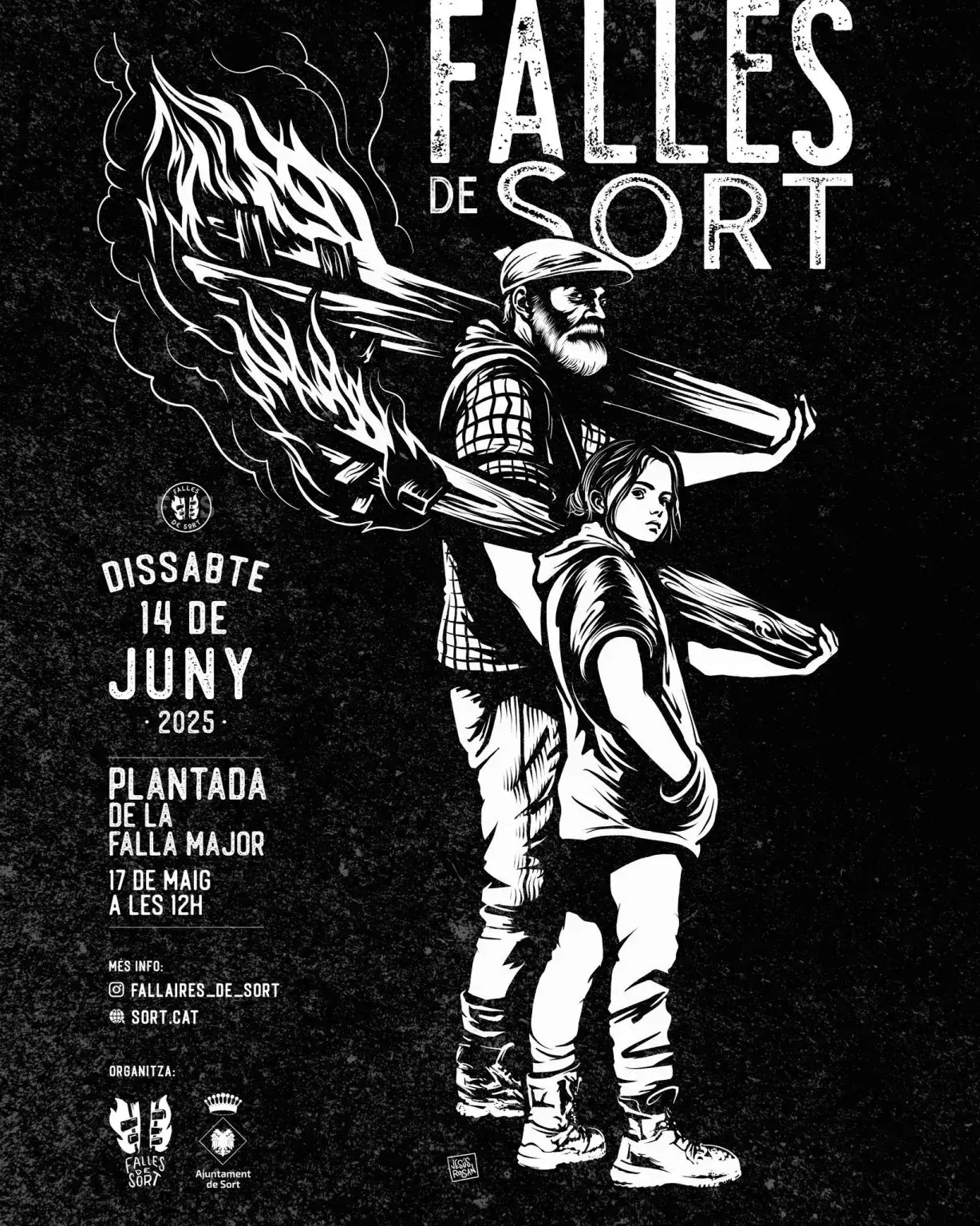 Cartell de la Baixada de Falles de Sort 2025