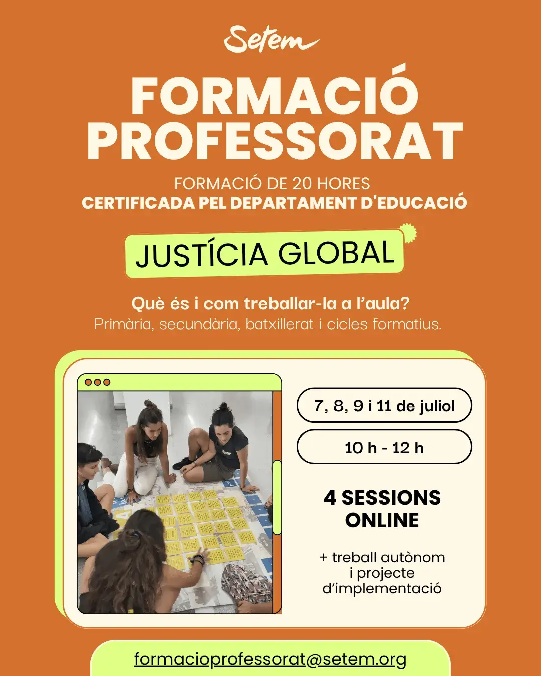 cartell formació