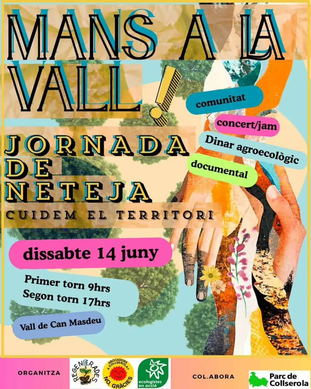 Jornada de neteja a la vall de Can Masdeu