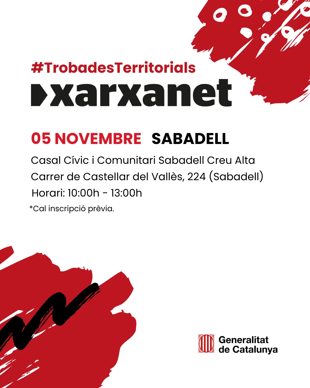 Cartell de la trobada a Sabadell.