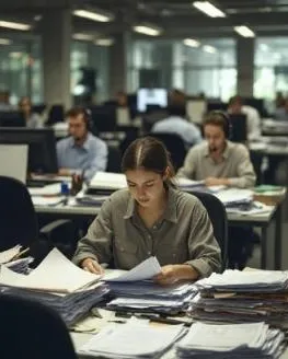 oficina de treballadors.