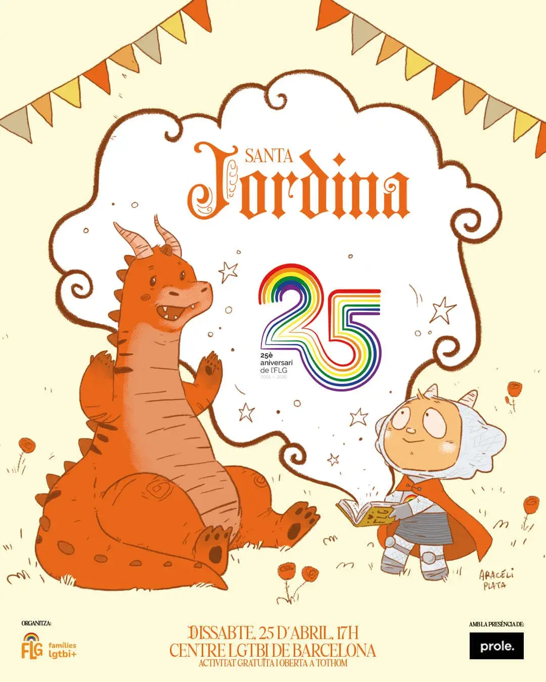 Santa Jordina 2026. Font: Associació de Famílies LGTBI+
