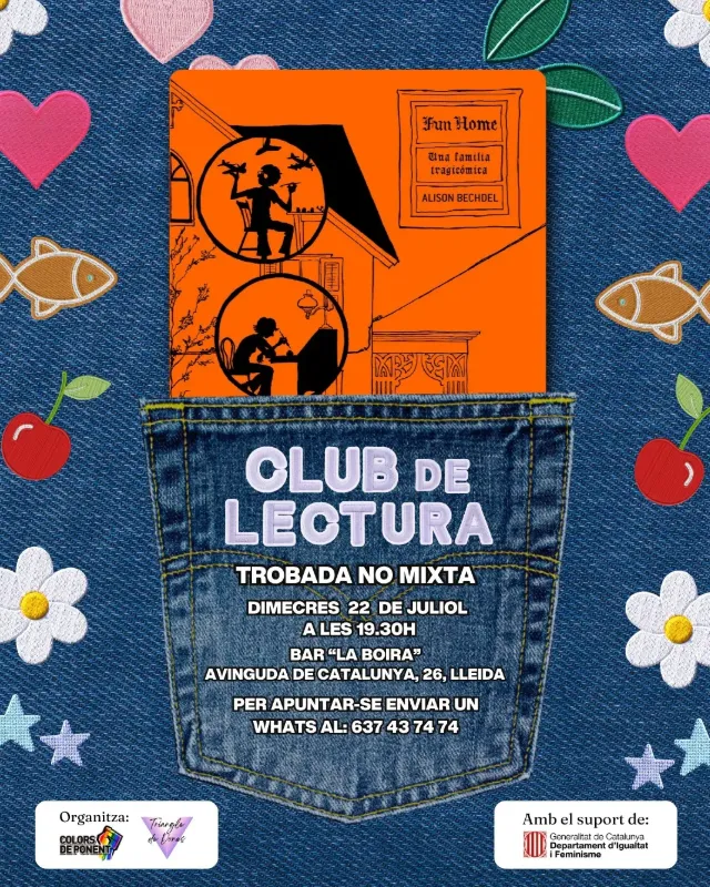 Club de lectura Trobada no mixta. Font: Colors de Ponent