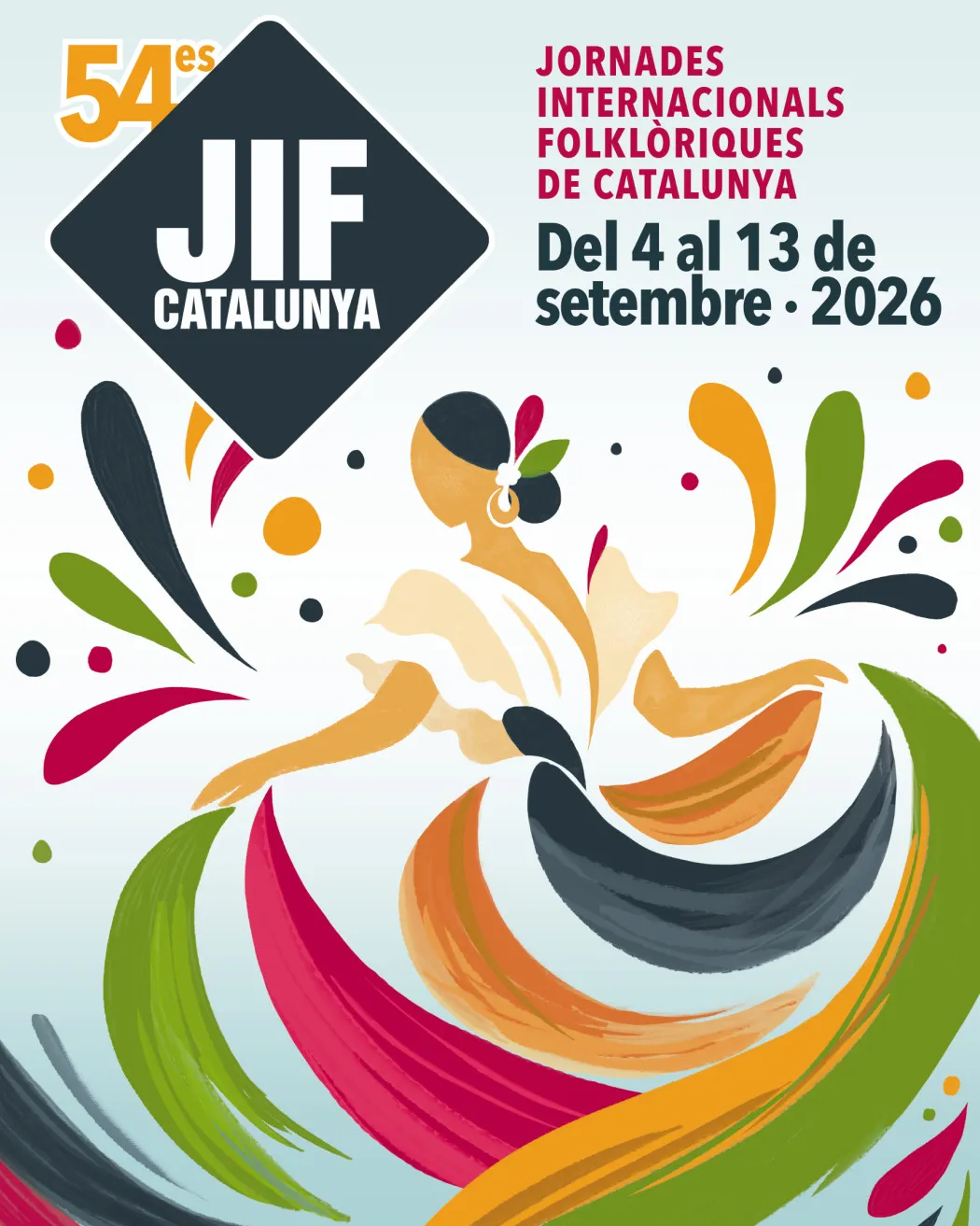 Cartell oficial de les 54es Jornades Internacionals Folklòriques.