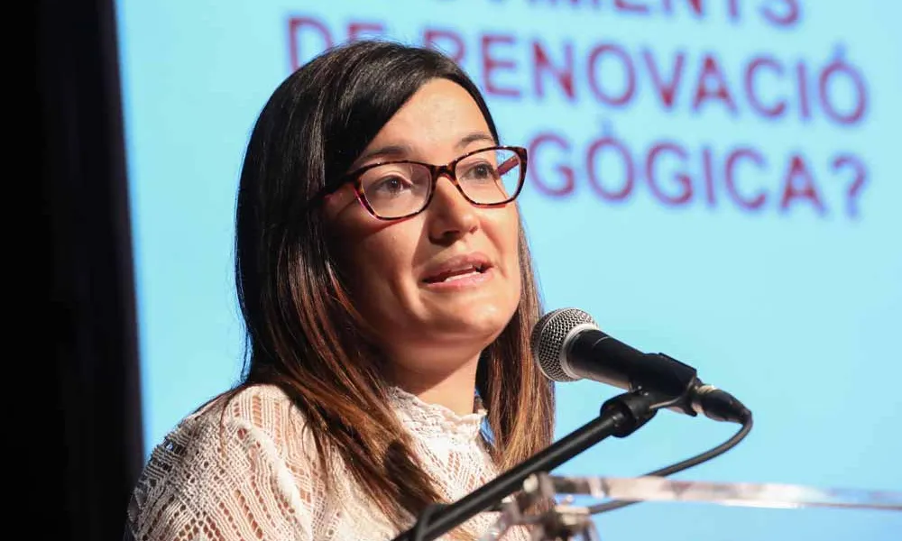 Pilar Gargallo, presidenta de la  Federació de Moviments de Renovació Pedagògica de Catalunya (FMRPC)