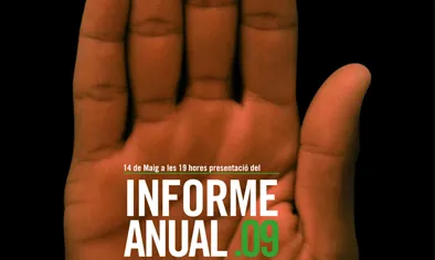 Portada de l'Informe anual 2009 de SOS Racisme 